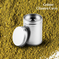 Produktbild Grüner Cilantro Curry mit Dose im Vordergrund