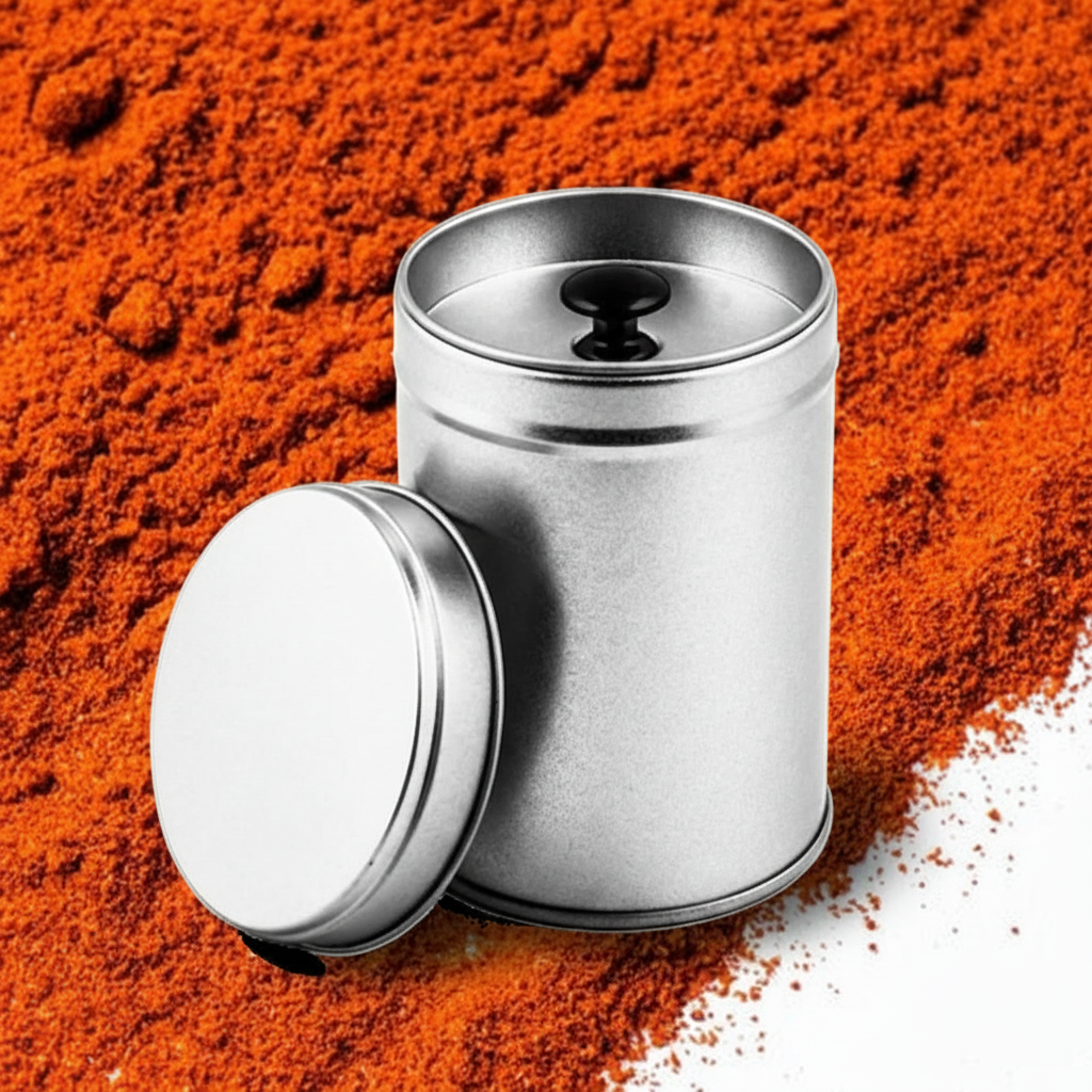 Produktbild mit Dose im Vordergrund