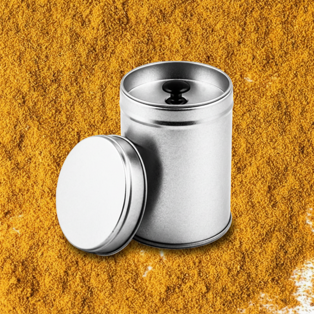 Produktbild Thai Curry mit Dose im Vordergrund